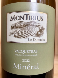 Montirius Vacqueyras Blanc 'Minéral' 2022