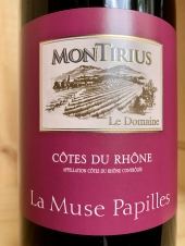 Montirius Côtes du Rhône 'La Muse Papilles' 2022